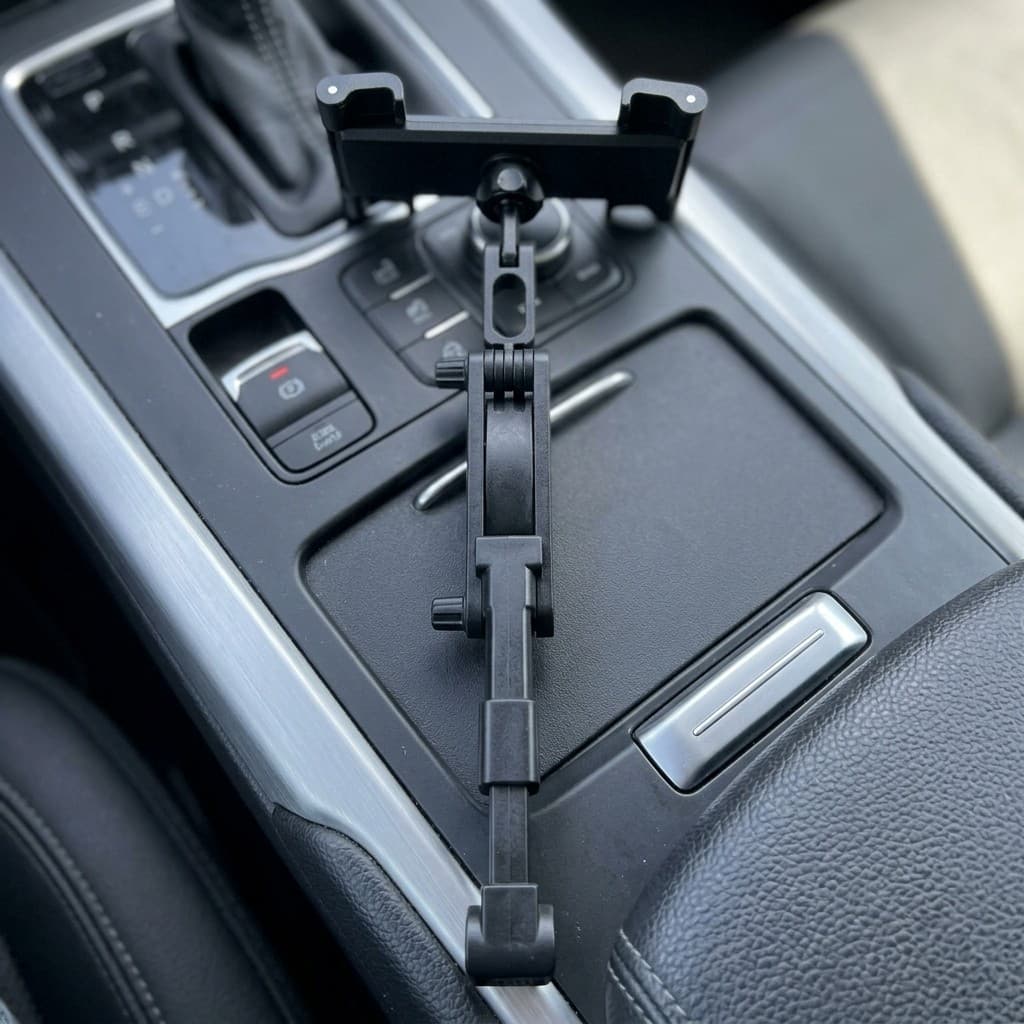 Suporte Veicular Encosto Cabeça Suporte Celular Carro e Tablet Dobrável Encaixe Universal Rápido