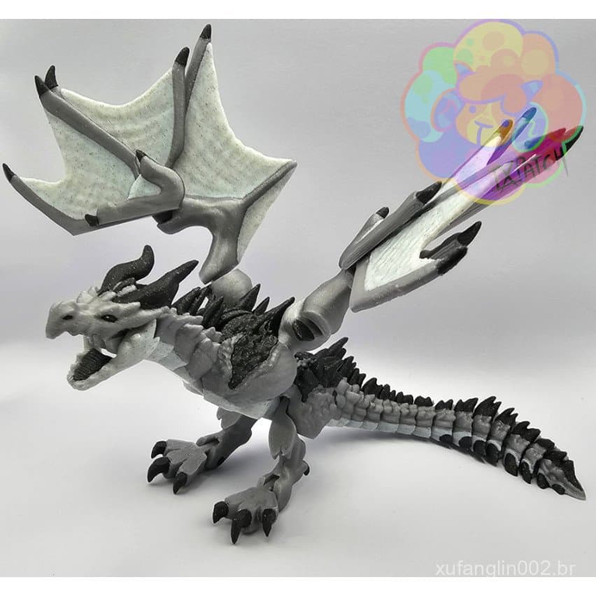 Cuero Toy WYvern Dragon V3 Articulado Dragão Vulcão