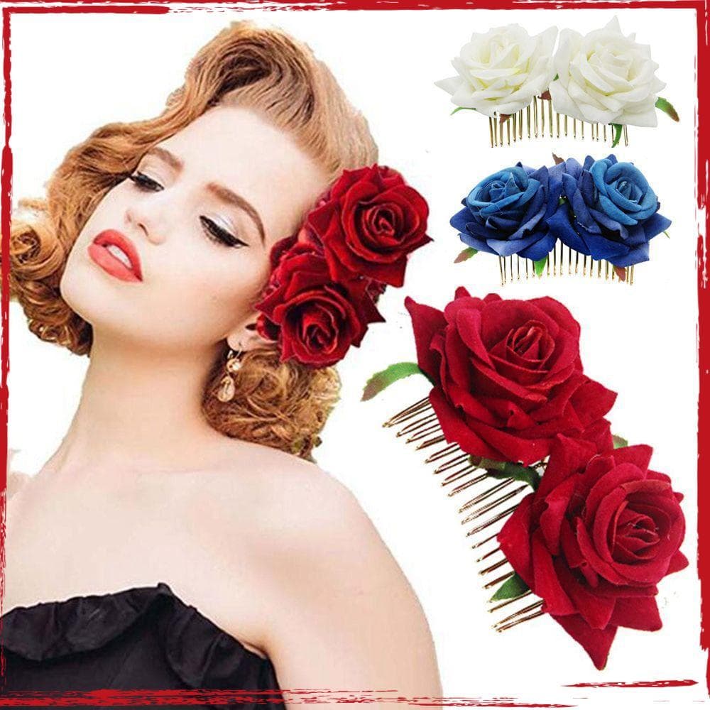 Festa De Noiva De Flor Jóias De Cabelo De Dama De Honra Feitas À Mão
