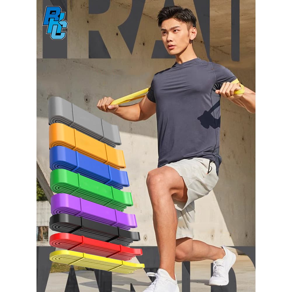 Bkcxzice Faixa elástica multifuncional para treinamento de força, faixa de resistência Fitness, faixa de tensão auxiliar