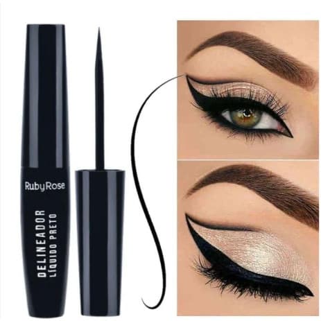 HB8406 DELINEADOR LIQUIDO PRETO - RUBY ROSE