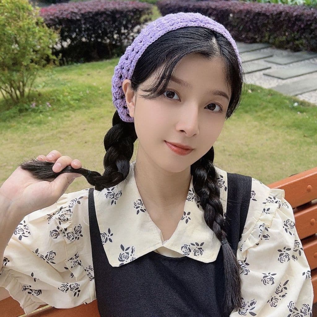 Primavera verão novo estilo lenço feminino triângulo cachecol bandana versão coreana estilo francês bandana gravata cabe