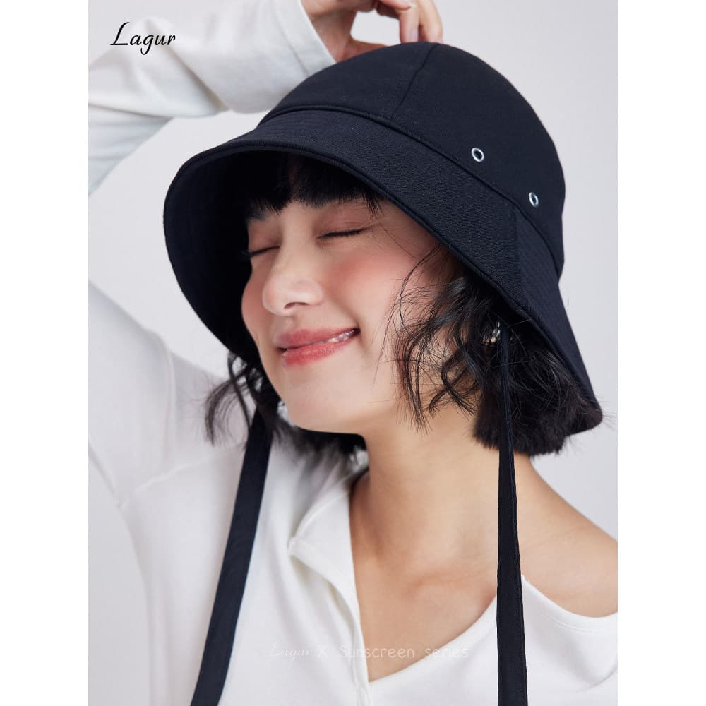Shake 丨 Japão Frente Curta Costas Longas Algodão Protetor Solar Balde Chapéu Chapéu de Sol Homens Mulheres Mesmo Estilo