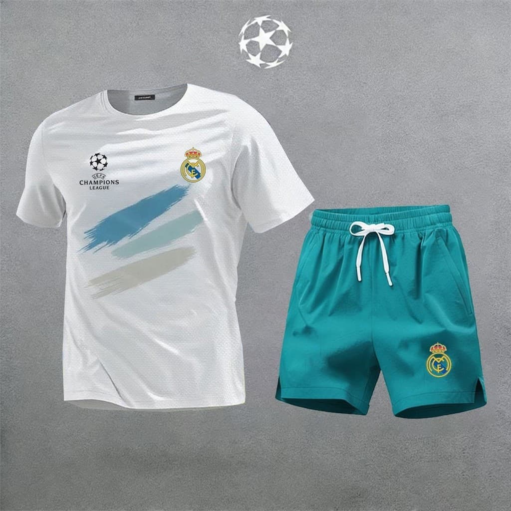 2026 camiseta esportiva masculina de manga curta de secagem rápida correndo curto respirável topo equipe de futebol cami