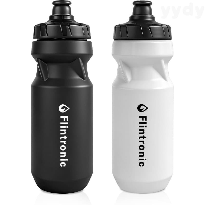 2 Garrafas de Água Esportivas, 650ml, Garrafa de Água Compressível, Livre de BPA, Garrafas à Prova de Vazamentos para Co