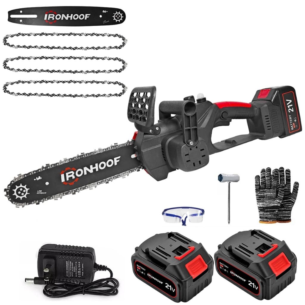 MotoSerra Elétrica 12 Polegadas Brushless 1200W Sem Fio Portátil Bivolt 110v/220v 2 Baterias