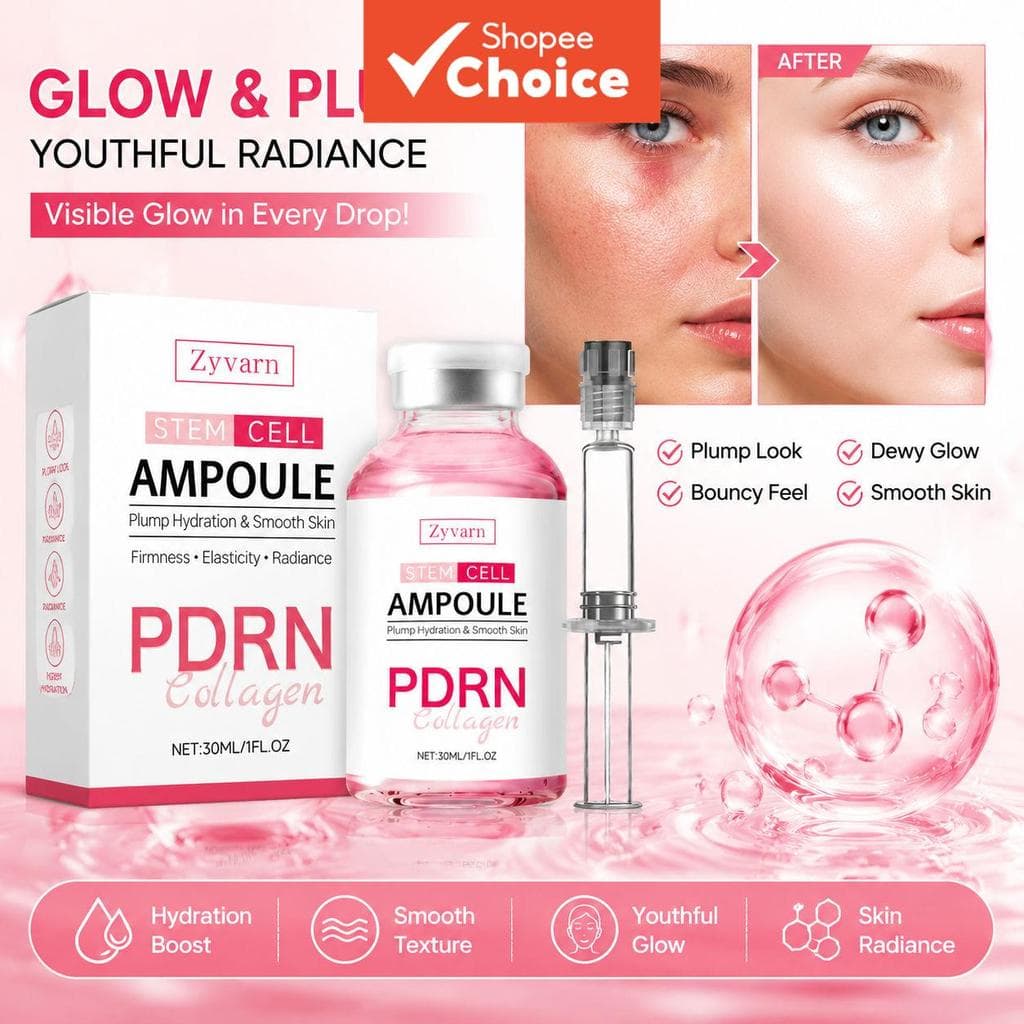 Ampola Hidratante Soro Facial Glicerina 1,2,3-Hexanediol Umidade Profunda Cuidados Com A Pele Ácido Hialurônico Brilho E