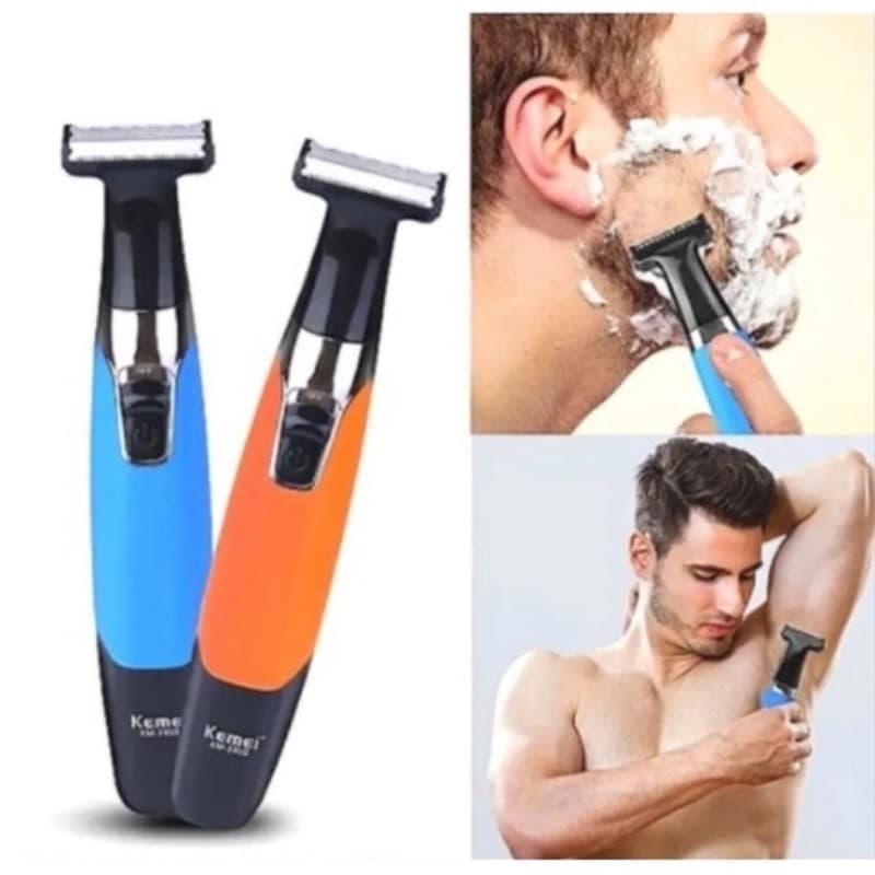 Barbeador Portátil Recarregável Kemei KM-1910 | Motor Forte , Ideal Para Viagens E Uso Diário