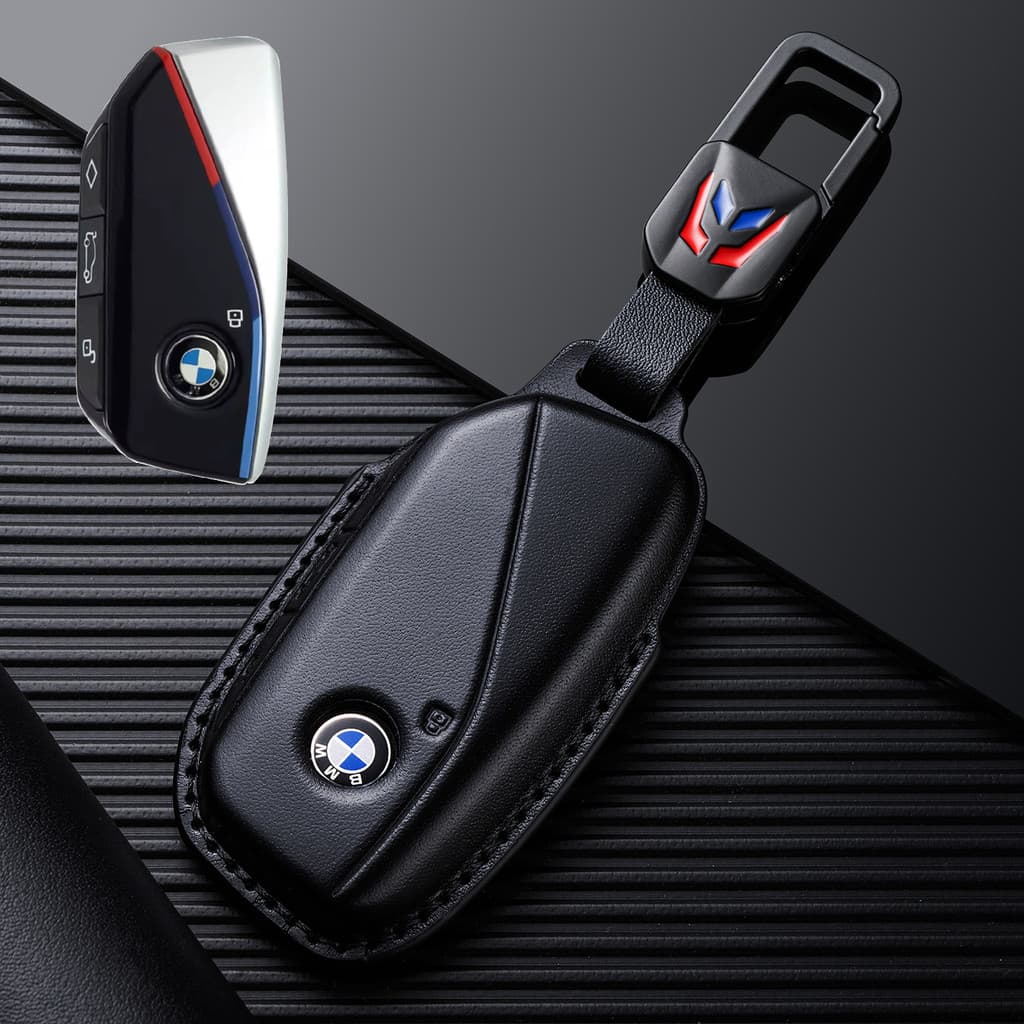2026 BMW X3 chave capa iX3 couro genuíno importado X3M dedicado X3M50 saco chave do carro fivela protetora High-End