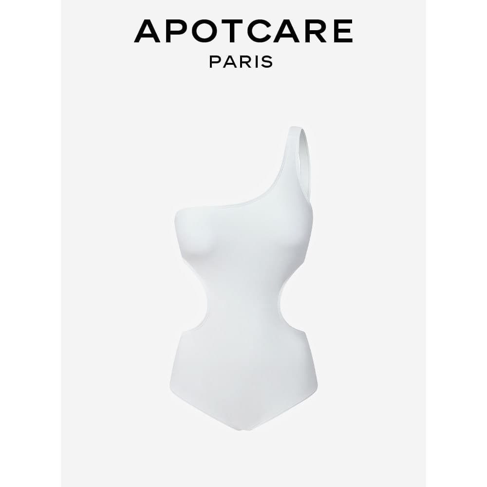 Francês APOTCARE 2025 novo produto maiô de uma peça feminino multicolorido de um ombro High-End biquíni maiô feminino