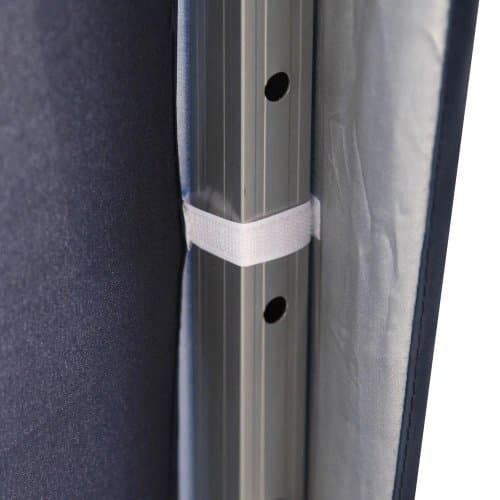 Parede Para Gazebo Fechamento Lateral Azul Resistente Impermeável Fácil Instalação Proteção Externa