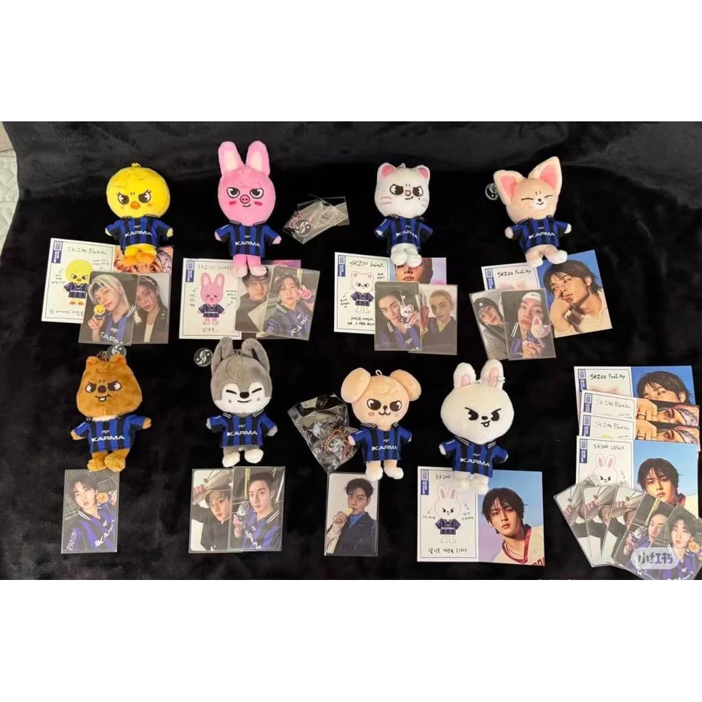 Kpop Stray Kids KARMA SKZOO Edition Idol Album Set Box (boneca opcional, cartão aleatório) GGXW