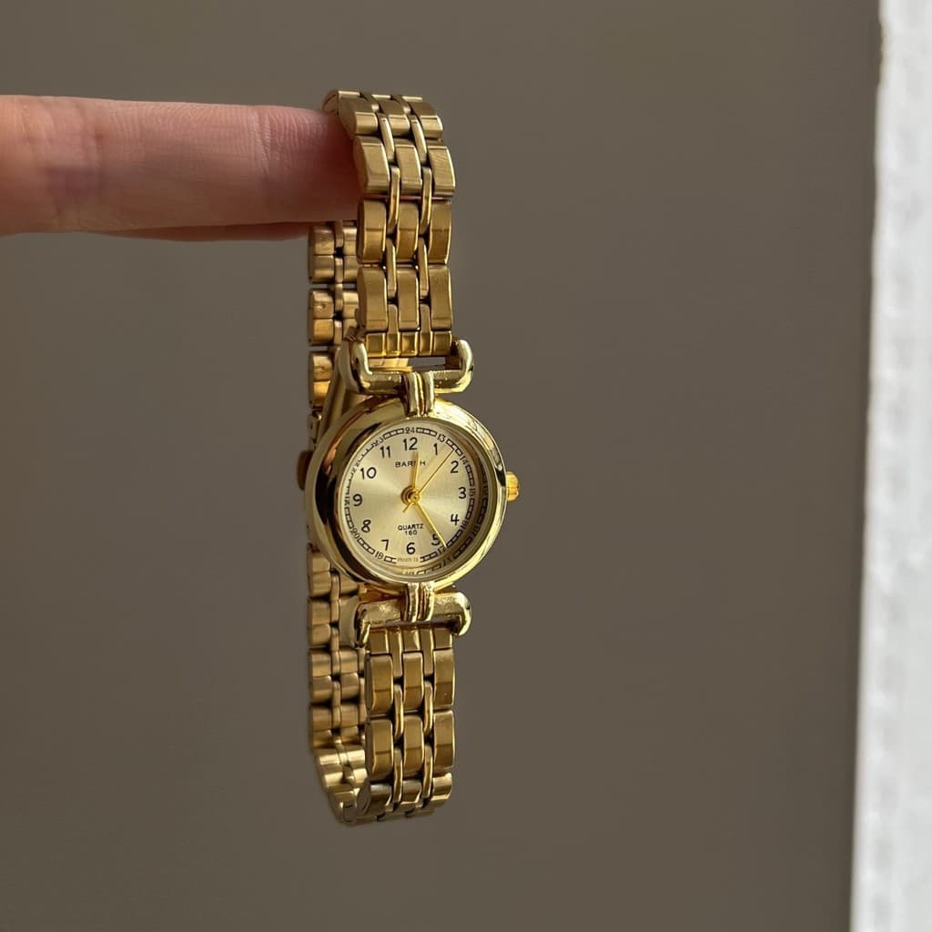 relogio feminino luxo relogio feminino pequeno delicado BARSH High-End luz luxo pequeno relógio de ouro feminino estilo