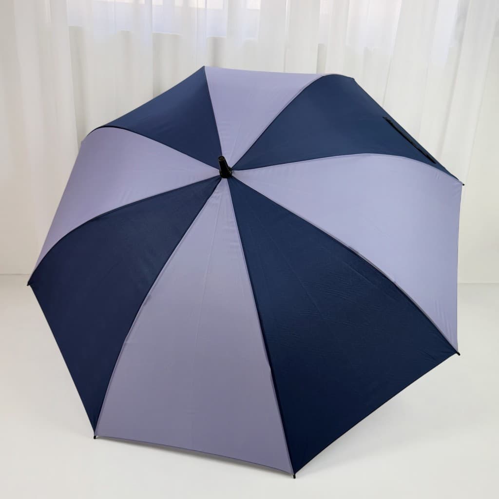 120cm Grande Anti-Storma!Guarda-chuva semiautomático de duas cores para estudantes adultos, portátil, à prova de vento,