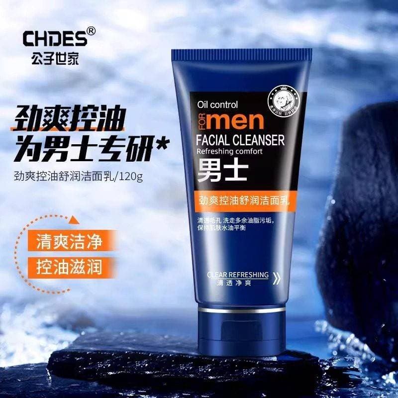 Limpador Facial especial masculino genuíno, controle de óleo, limpeza profunda, remoção de cravos, limpador hidratante,