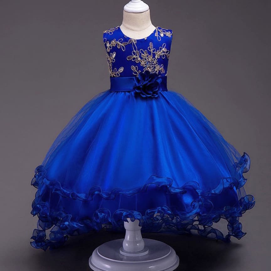 Vestido de Princesa Bordado para Meninas, Vestido Elegante para Festa de Natal para Crianças de 3 a 15 Anos 7DQI 2026 UI