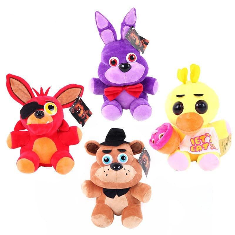 [Em Estoque] Brinquedo de Pelúcia Anime "Five Nights at Freddy's" - Urso Raposa Fazbear do Mundo Fnaf HSZO