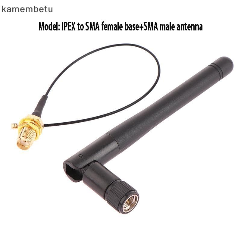 Kame ESP8266 ESP32 Macho Pigtail Cabo 3dBi WiFi 2.4G Antena Aérea SMA-KY Roteador Sem Fio 17cm PCI U.FL IPX Para ka
