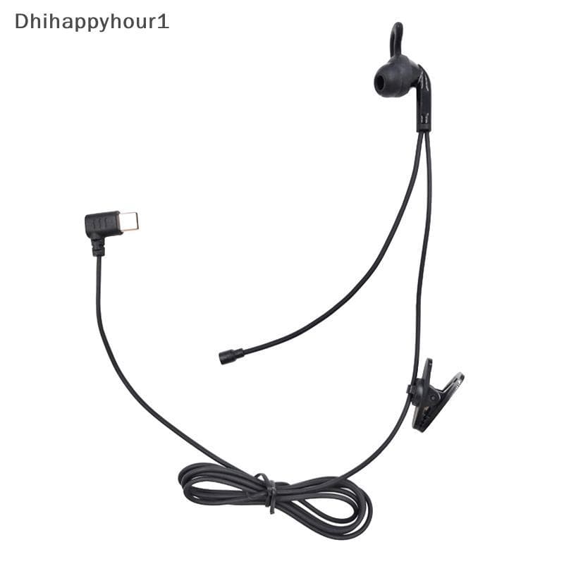 DHI 1 Peça Para V6 Pro V4C Plus Q8 F6 V7 Juiz Orelha Inte Fone De Ouvido Tipo-C Interface Árbitro Fones Intra-Auriculare