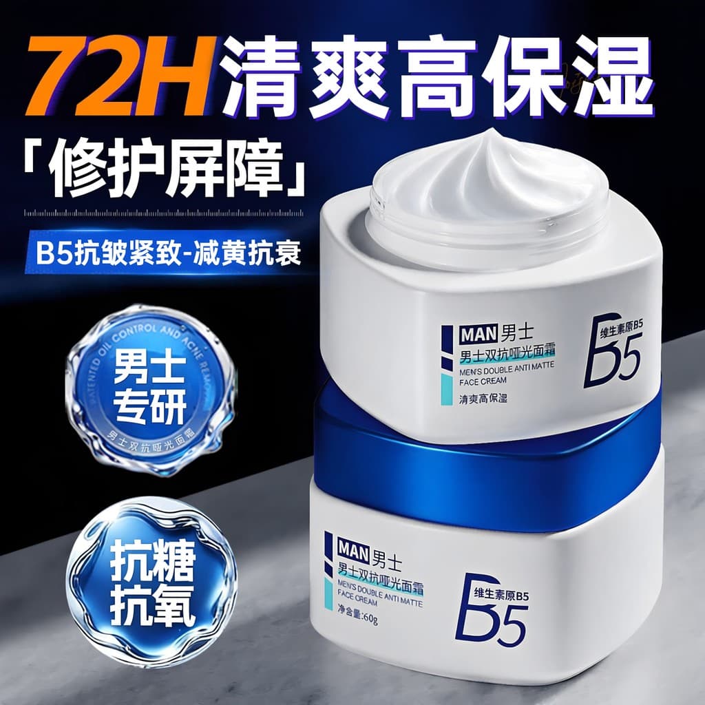 Creme facial masculino reparação barreira da pele hidratante alto hidratante endurecimento anti-rugas anti-envelheciment
