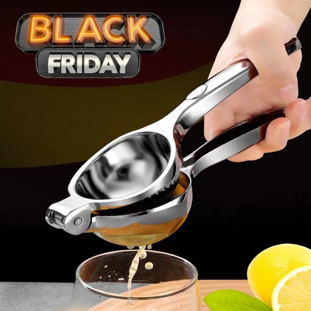 Espremedor de Limão Inox Manual Maciço Super Forte Utensilio para Cozinha Multiuso