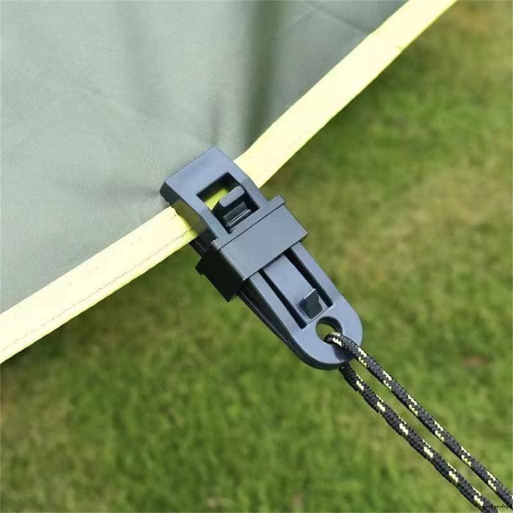 Clipes Para Barraca ABS Fivelas De Dossel À Prova De Vento Acampamento Ao Ar Livre Caminhadas 15 20 Unidades