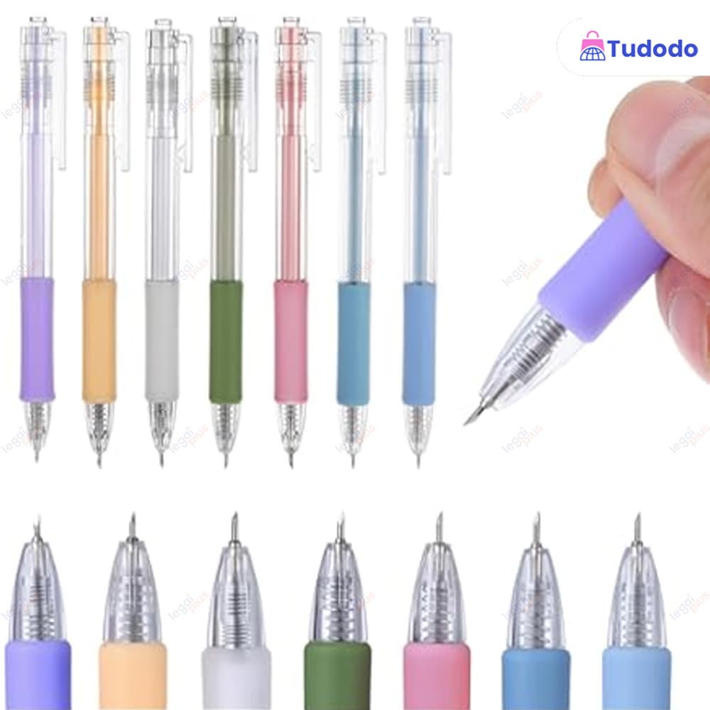 Caneta Estilete com Lâmina Metálica Retrátil, Corte Preciso para Detalhes, Estilete Tipo Caneta Portátil