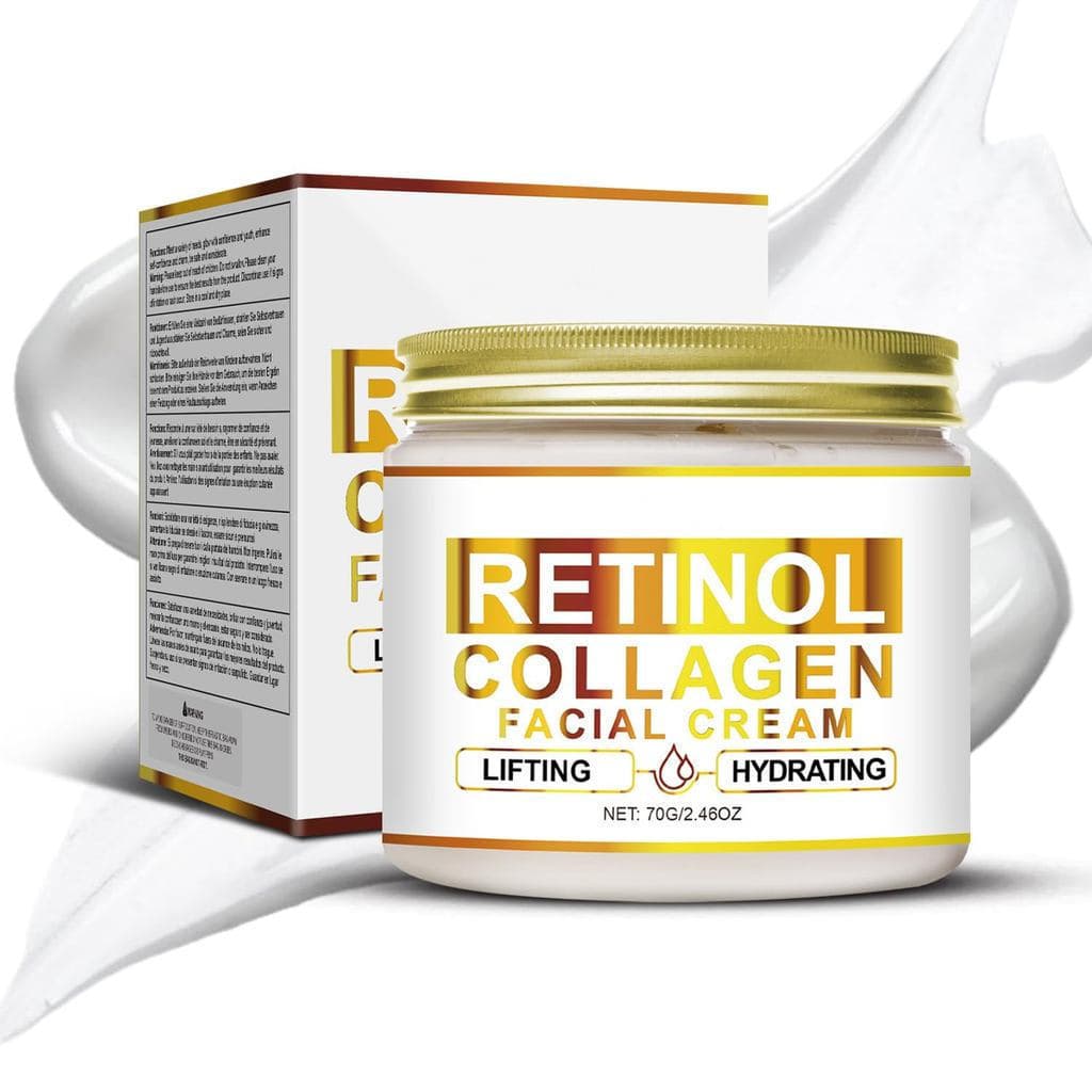 de Retinol e Colágeno, Efeito Lifting e Firmador, Reduz Linhas Finas, Hidratante Antirrugas para Dia e para