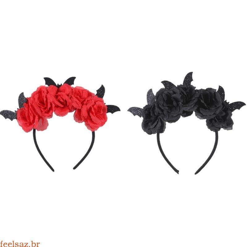 feelsaz Fada Halloween Bandana Cabelo Hoop Traje Headwear Cosplay Headpiece