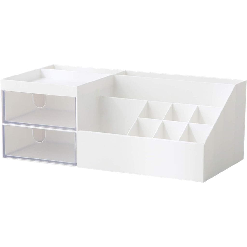 Organizador de Maquiagem/Cosméticos Marknor, Mini Caixa de Armazenamento para Mesa de Escritório, Banheiro ou Penteadeir