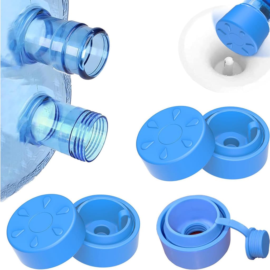 [Versão de exportação] Tampa de copo de Silicone reutilizável Balde de barril de qualidade alimentar 7.5L 18.9L Tampa de
