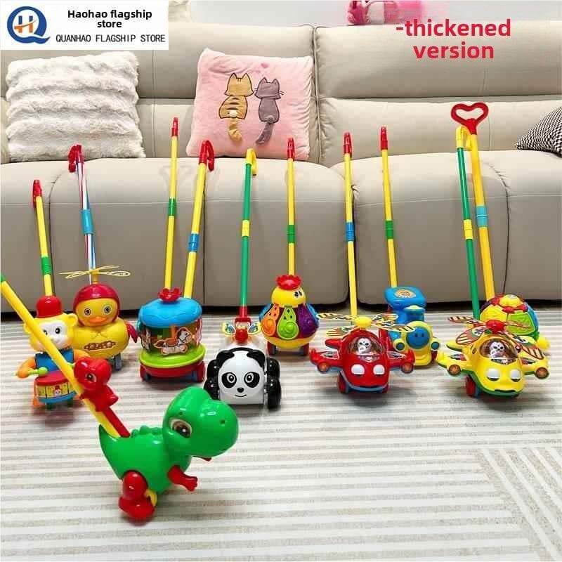 Crianças carrinho de criança carrinho carrinho carrinho criança brinquedos e som atrair bebê andando carrinho