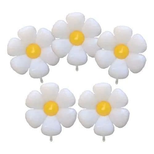 Balão Margarida Metalizado 71x71 cm | Decoração Aniversário Infantil e Chá de Bebê