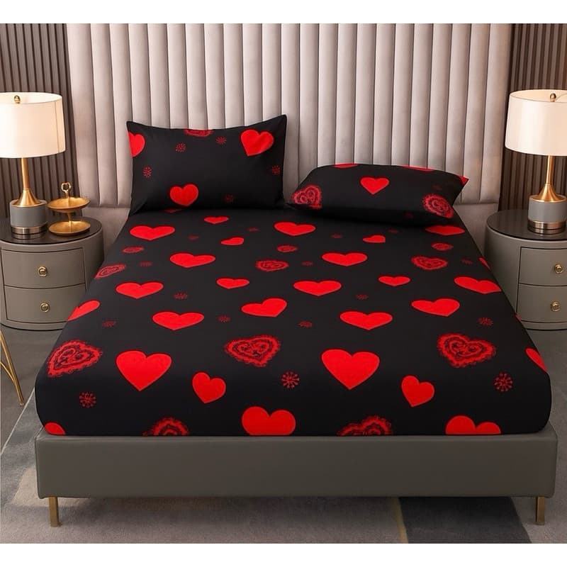 Roupa de Cama Casal 3 Peças/Solteiro 2 Peças Microfibra Estampada premium