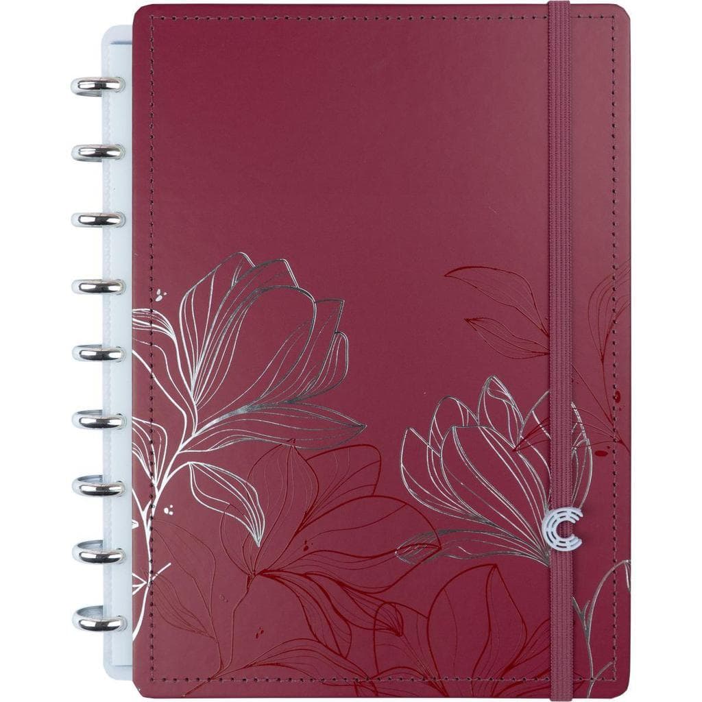 Caderno Inteligente Médio Bruna Tavares Cherry 80 fls. 190 mm x 255 mm - Caderno Inteligente