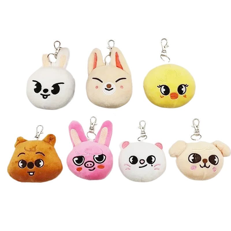 Chaveiro de pelúcia fofo Skzoo para fãs de Kpop, pingente de pelúcia, brinquedo de pelúcia Sk girl, anime fofo 3PDR