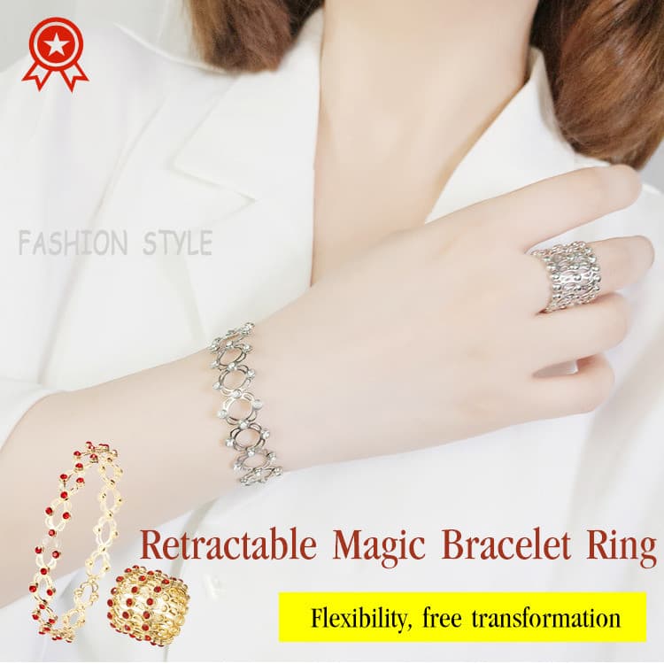 [Estilo Moderno] Anel Retrátil Ajustável/Anel de Pulseira Mágica/Anel para Todos