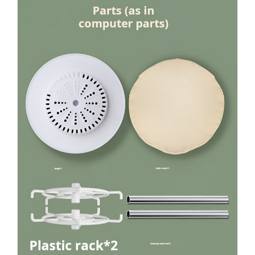 【Portátil e Dobrável】 Compact Foldable Design Mini Clothes Dryer for Home and Dorm Use Secadora De Roupas/Casa/Dormitóri