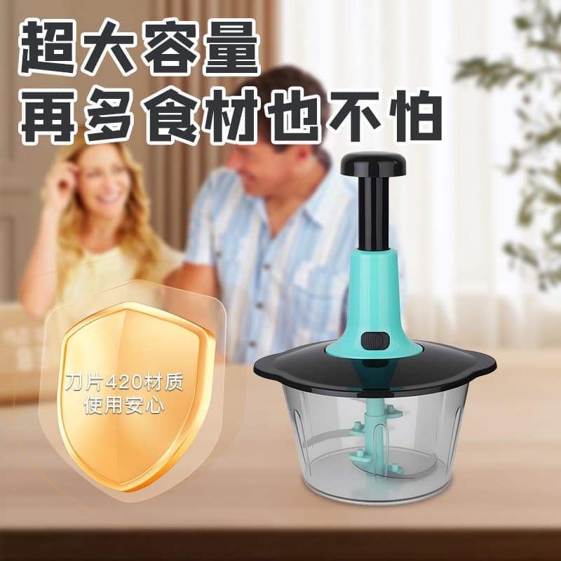 Cortador de vegetais multifuncional para cozinha, processador de alimentos pequeno, picador de vegetais doméstico, moedo