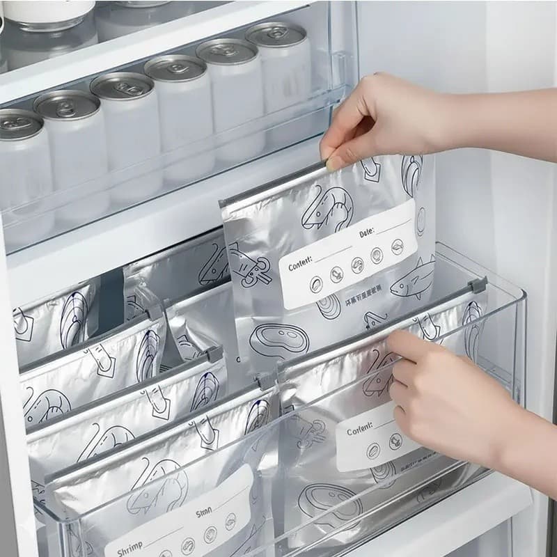 Lojafriday À Prova De Intempériesrecém-Reutilizávelatualizado Espessadosuprightalluminumfoilvedantesacos De Armazenament