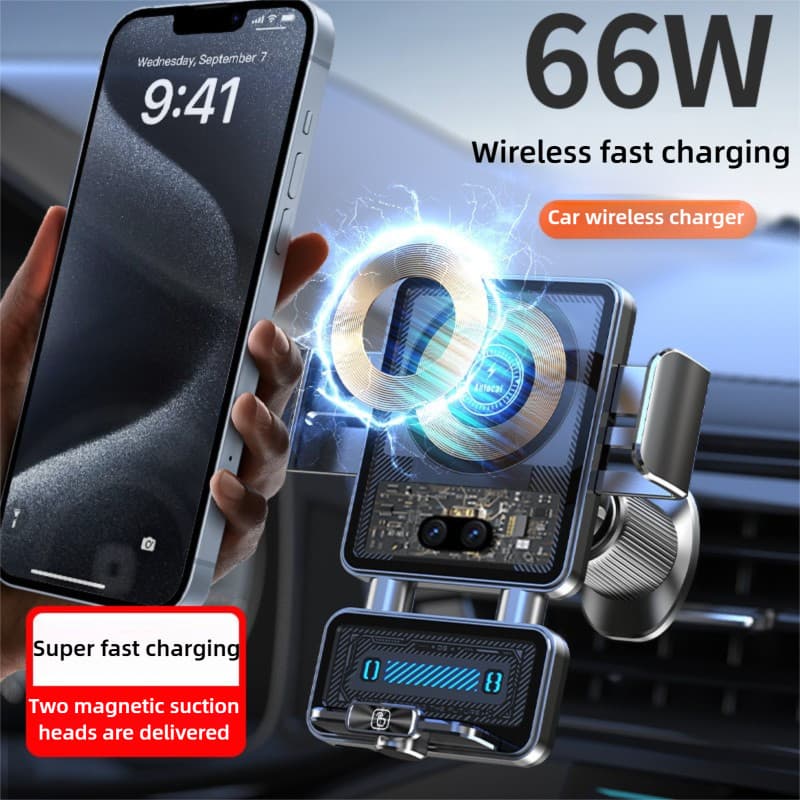 Suporte de telefone para carro de carregamento sem fio