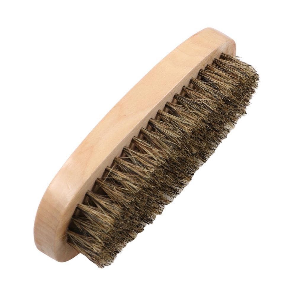 Escova De Barba De Cerdas De Javali TEVO , Barbear Masculina Durável Portátil Bigode Macia Profissional
