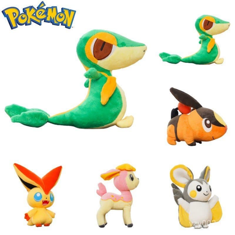 Brinquedos de Pelúcia Pokémon Fofos de 20cm: Charmander, Vichid, Vulpix, Arboluga, Snorlax, Bonecos de Pelúcia de Anime,
