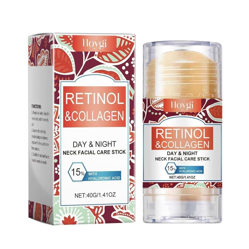 Retinol&CollagenNeckFacialCareStick,AntiAgingNeckandDécolletéFirming-TightenandHydrateDay&NightNeckTighteningFirmRepairS