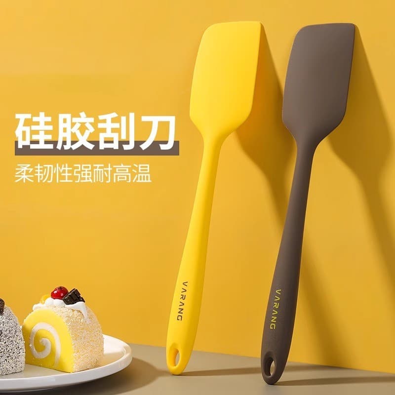 Espátula macia integrada grande, resistente a altas temperaturas, espátula de Silicone para bolo, creme doméstico, faca