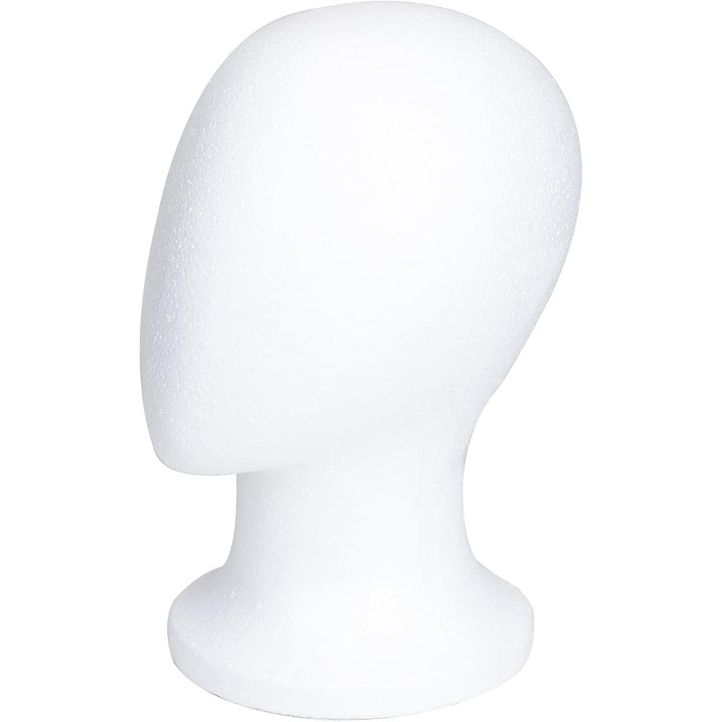JERAFANY-HAIR Cabeça de Manequim Sem Rosto para Perucas, 21,5 polegadas de Circunferência da Cabeça, Modelo Profissional