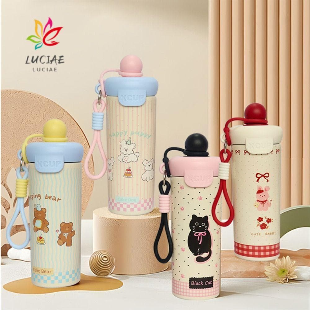 Copo De Vácuo LUCIAE , Isolamento De 600ML Ou Aço Inoxidável 316 De Resfriamento , Com Isolado De Corda De Elevação