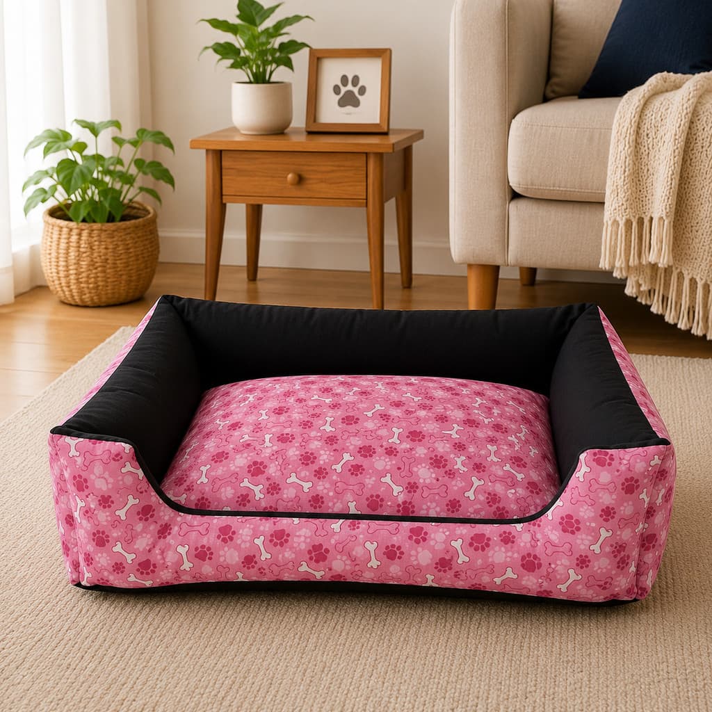 Caminha Pet Estampada Tecido Impermeável Estampado