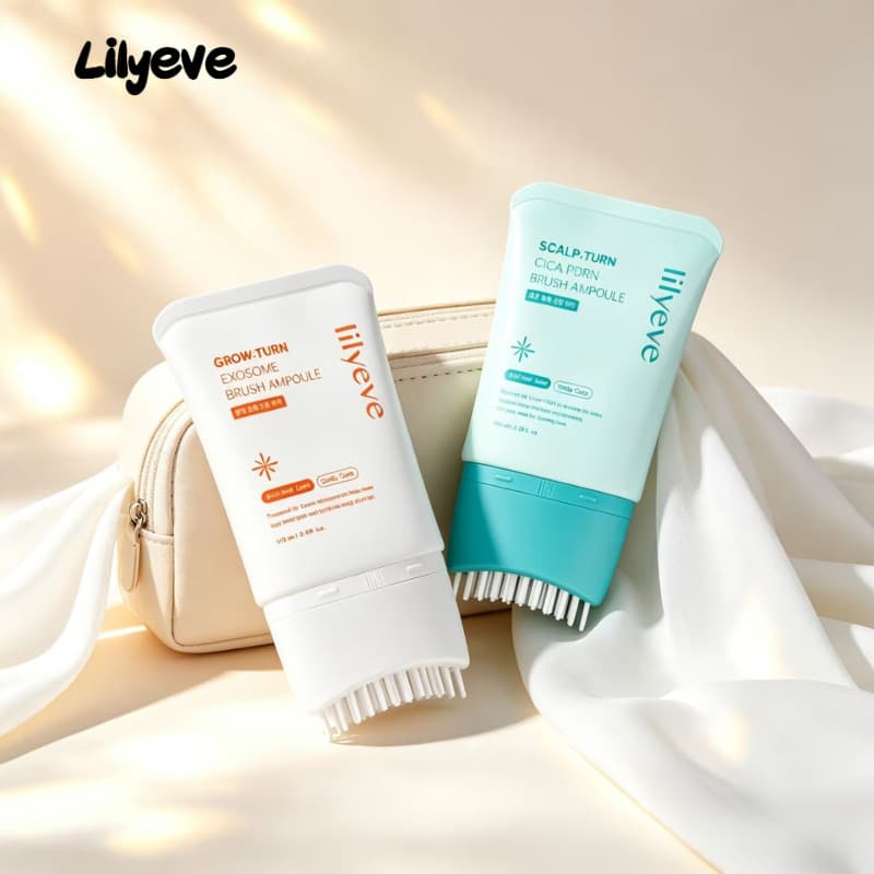 Lilyeve Deep Scalp Hair Care Essence Tratamento Portátil De Escova De Automassagem Para Entregar Nutrientes Direcionados