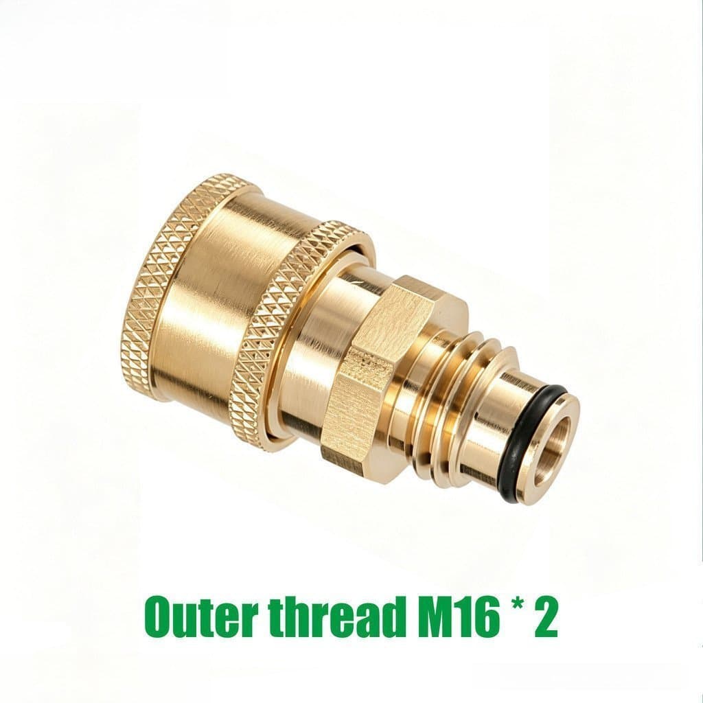 Adaptador para Lavadora de Alta Pressão M16 * 2, Conector de Cobre Sólido de Alta Qualidade DY8O NZIC